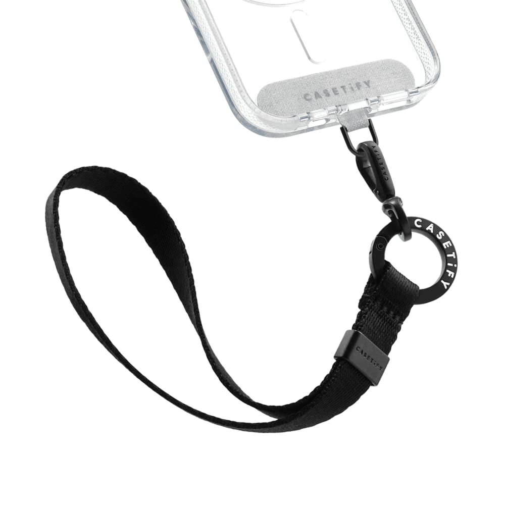 CASETiFY チャーンストラップ CASETiFY Utility Wrist Lanyard - Black, Polyester : Amazon.co.uk